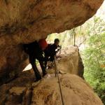 on Mauri e Miki Ferrata Burrone Giovanelli